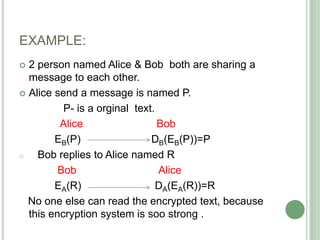 Public key algorithm | PPTX