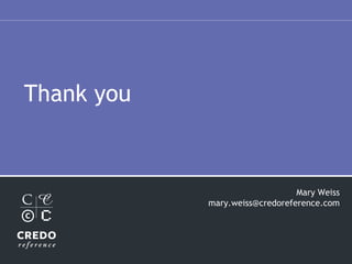 Thank you Mary Weiss [email_address] 