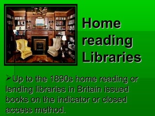 Public libraries | PPT