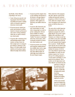 Public Librariesas Partnersin Youth Development