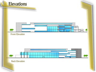 Elevations
Front Elevation
Back Elevation
 