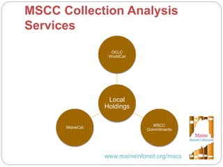 An Introduction to Maine Shared Collections