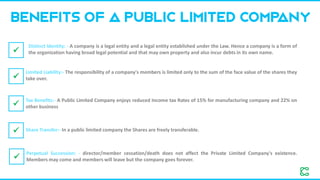 Public limited company registration proposal cvpl | PPT