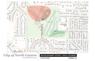 City of North Canton     development sites | golf course
           master plan   proposed                9 holes v.2
 