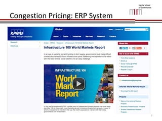 Congestion Pricing: ERP System 
7 
 