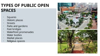 PUBLIC OPEN SPACES.pptx and the analysis | PPTX
