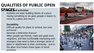 PUBLIC OPEN SPACES.pptx and the analysis | PPTX
