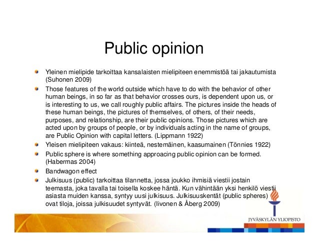Examples of media shaping public opinion