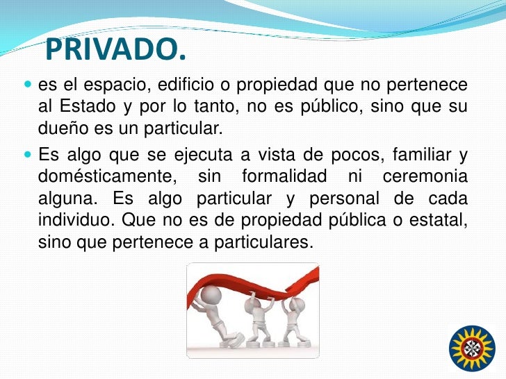 Lo publico y privado en colombia