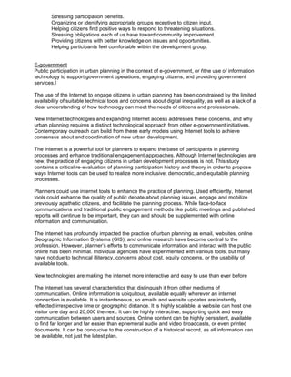Public Participation in Urban Design and Planning | PDF