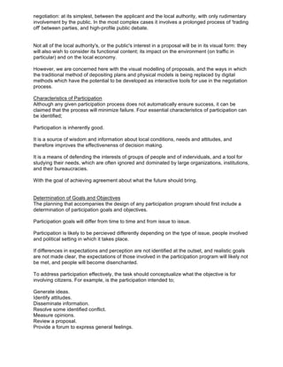 Public Participation in Urban Design and Planning | PDF