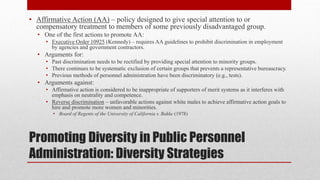 Public personnel administration and human resource management | PPTX