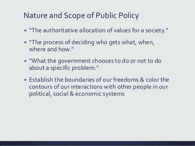 nature and scope of political science summary