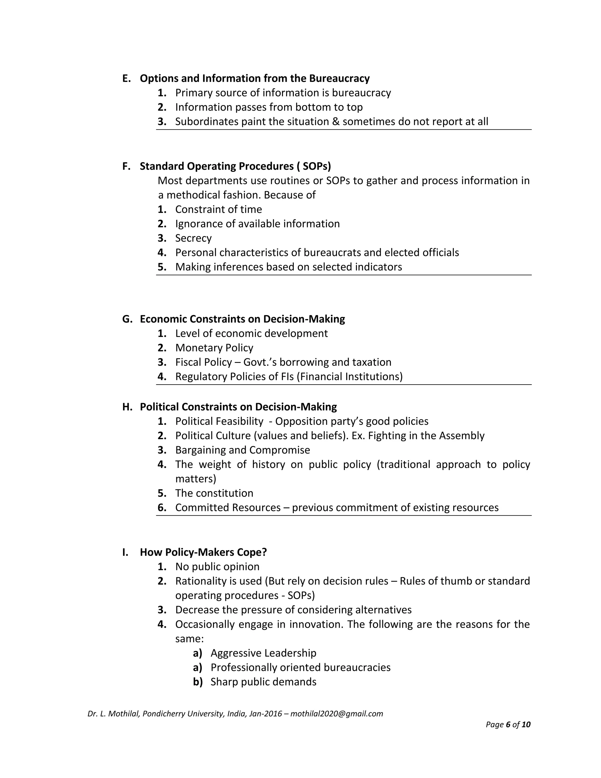 Public policy formulation, implementation & evaluation | PDF