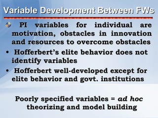 Public policy analytical models | PPT