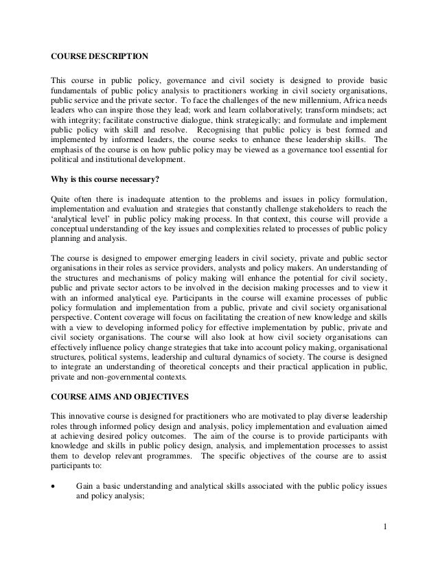 Public policy degree picture