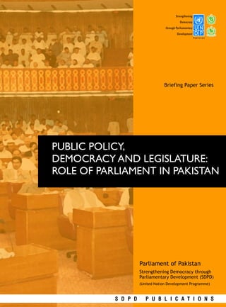 Public policy, democracy and legislature