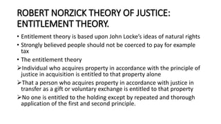 Theories of Justice | PPTX