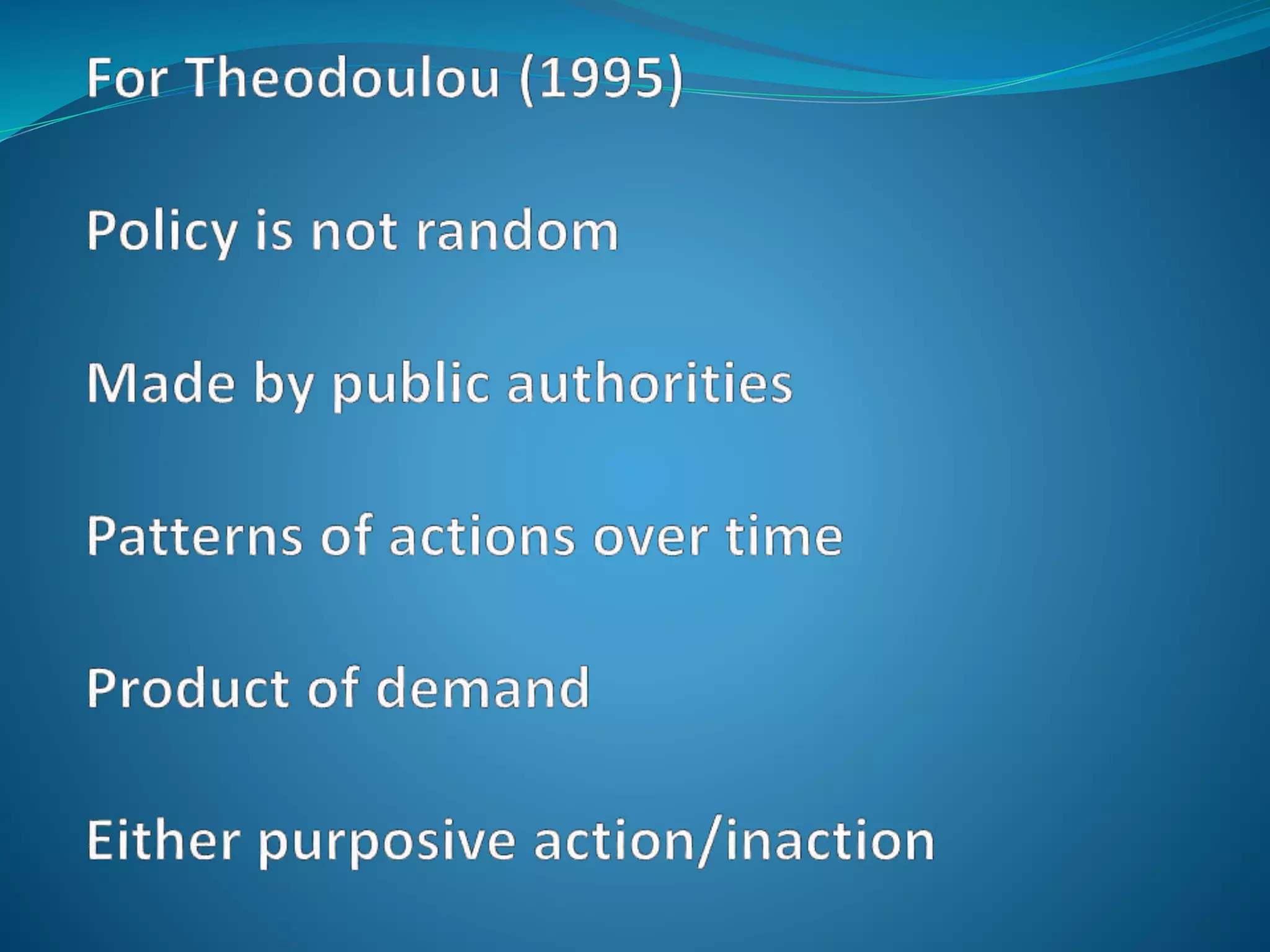 Public Policy Introduction 
