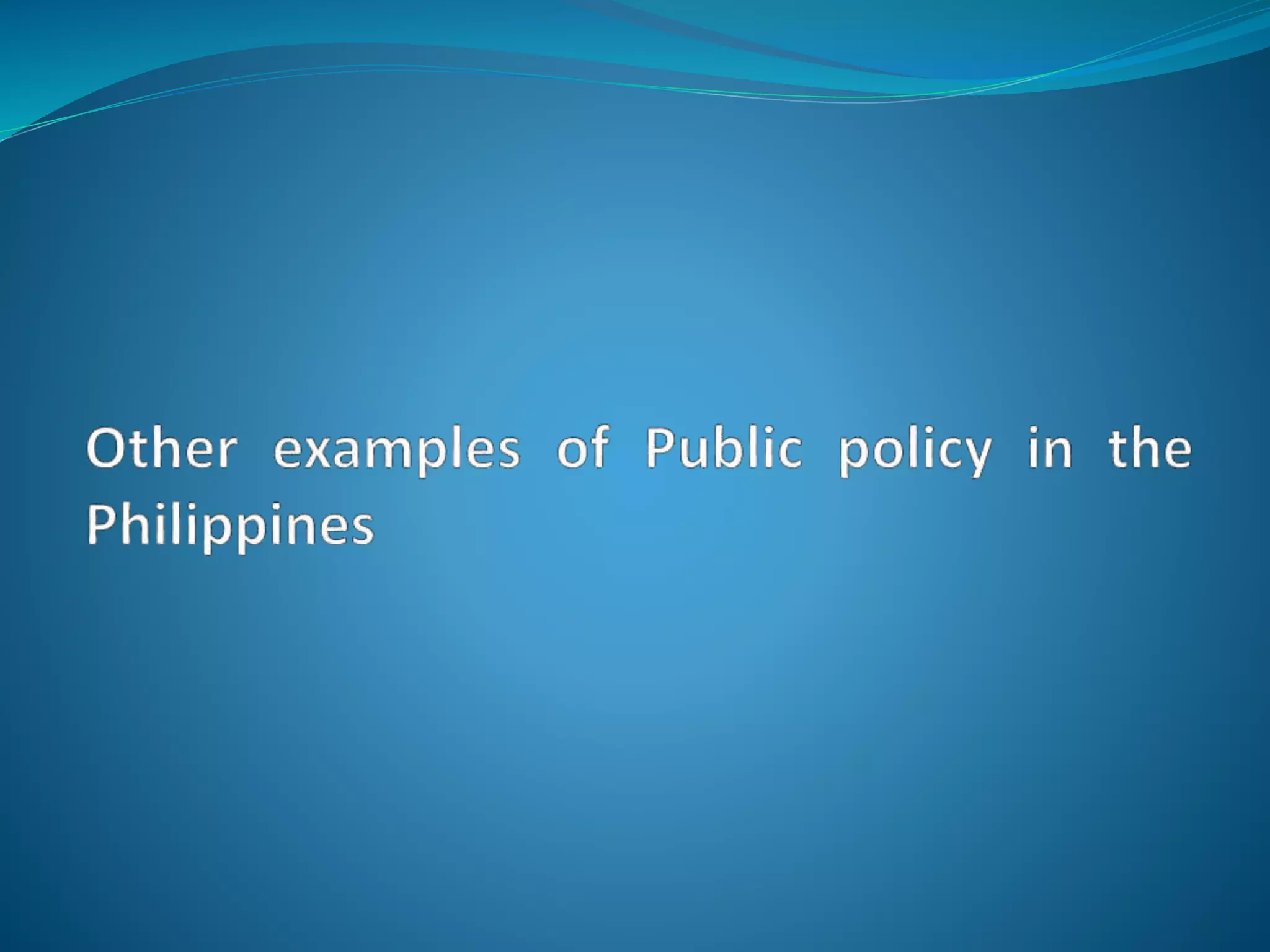 Public Policy Introduction 