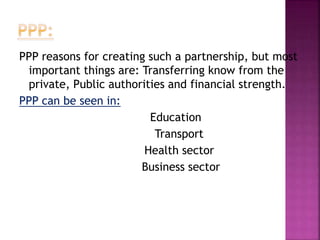 Public private partnership | PPTX
