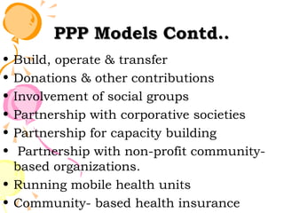 PUBLIC PRIVATE PARTNERSHIP BY STUDENTS OF M.SC