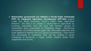 Public private partnership in agriculture in india | PPT
