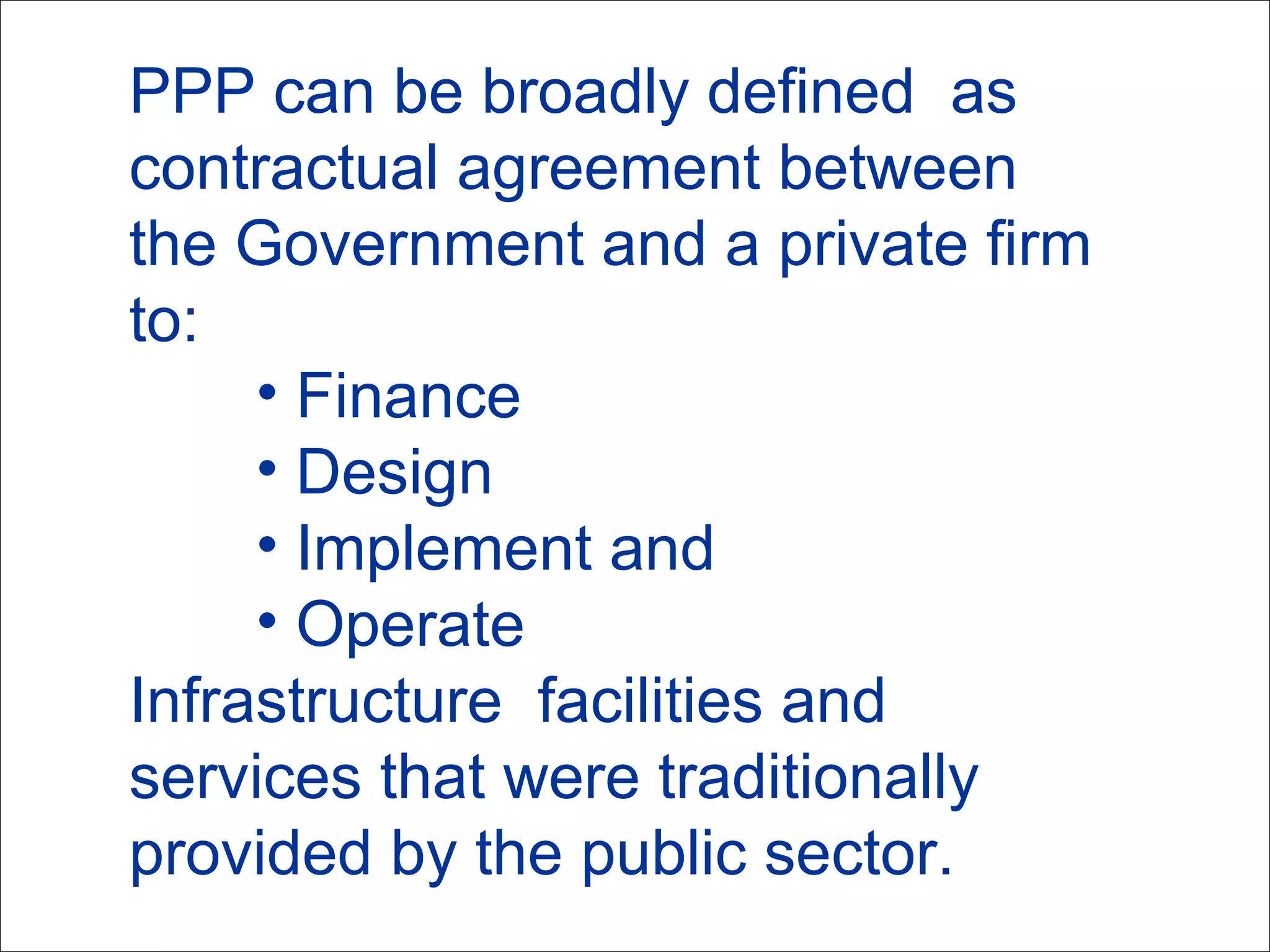 Public private partnership in the philippines by miner generalao | PPT