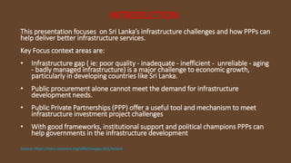 Public private partnerships in infrastructure projects | PPSX