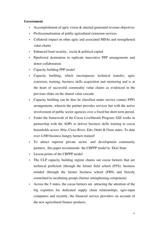 Public Private Partnerships (PPPs): The Case of Agribusiness | PDF