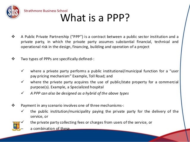 public private partnerships