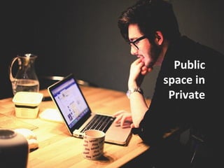 Public 
space in 
Private 
 