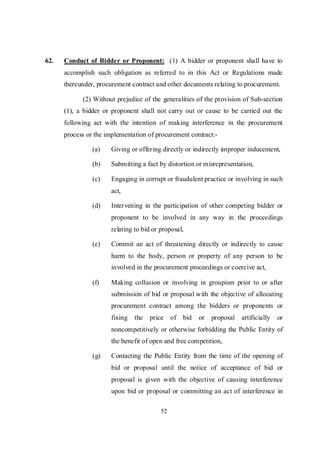 Propenit Subb Public procurement act_2063 | PDF