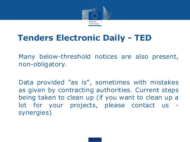 Public Procurement Data Eu