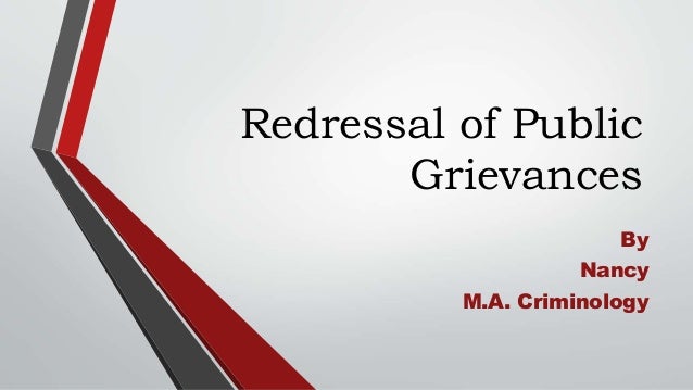 Public Redressal