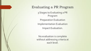 Pr Implementation Public relation in marketing | PPTX