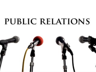 PUBLIC RELATIONS
 