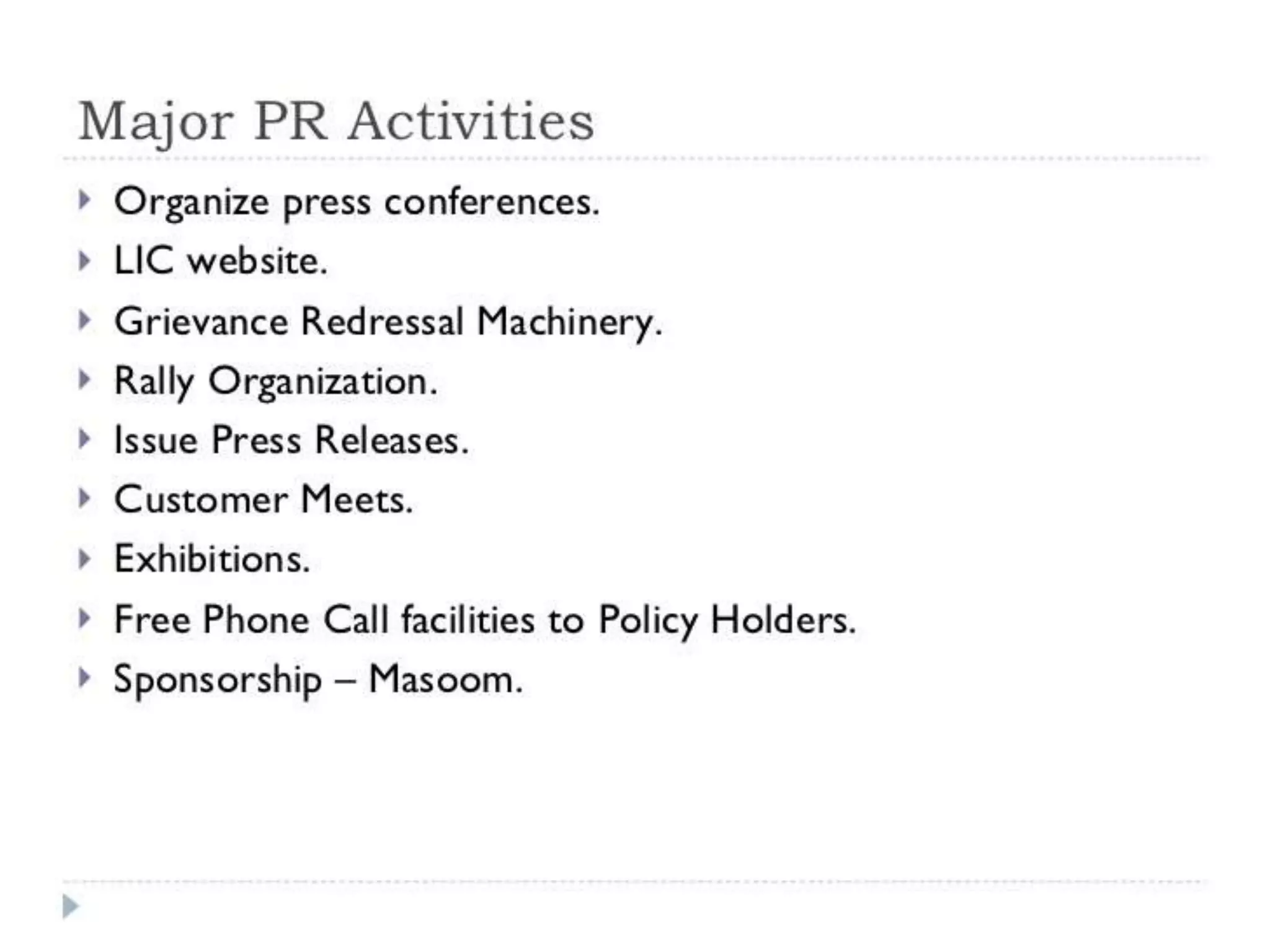 Public relations and publicity with examples