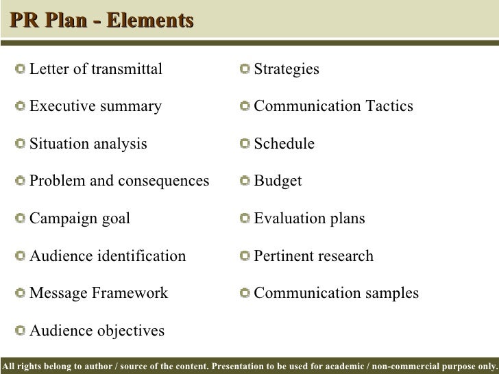 Pr situation examples image