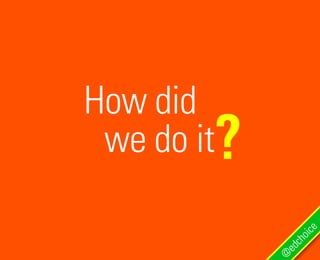 How did
we do it?
@
edchoice
 