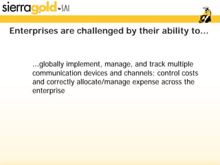 SAI Telecom Call Accounting for Global Enterprise