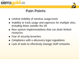 SAI Telecom Call Accounting for Global Enterprise