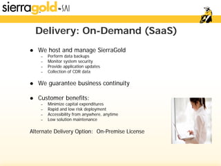 SAI Telecom Call Accounting for Global Enterprise