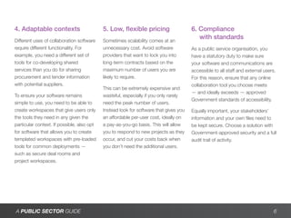 Public sector guide to selecting a collaboration solution | PDF ...