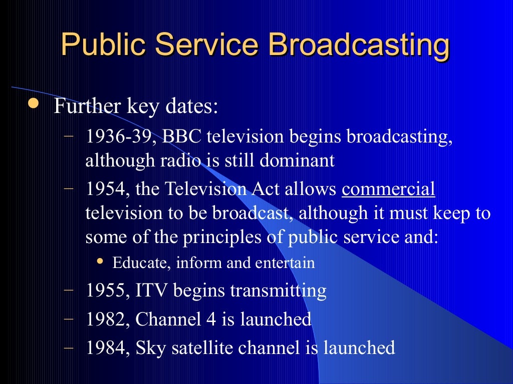 Public Service Broadcasting