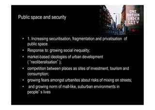 Public space and security | PDF