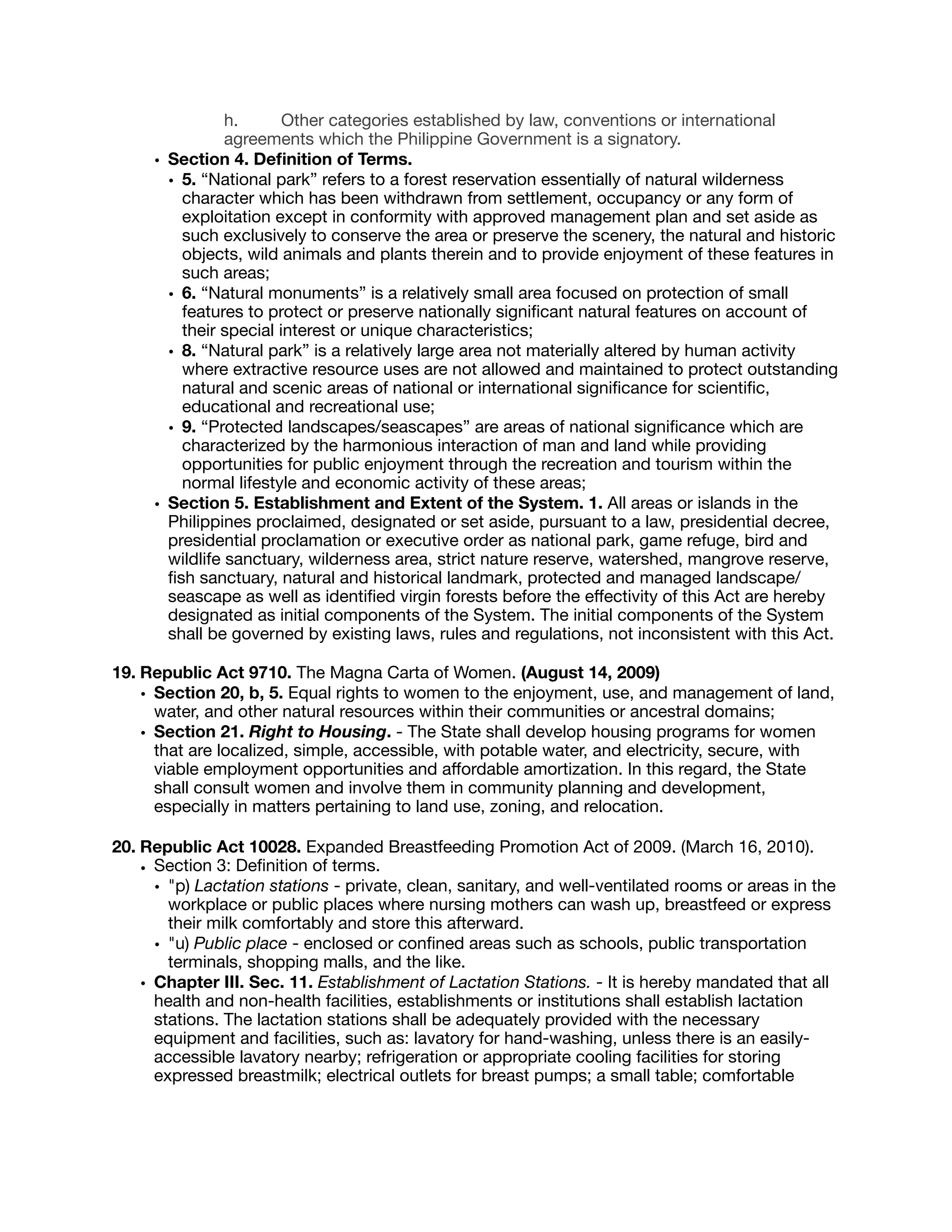 Public Spaces - PH Legal Bases and provisions in the New Urban Agenda | PDF