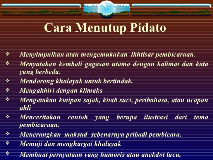 Public speaking