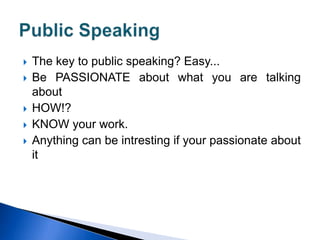 Public Speaking Slide 3