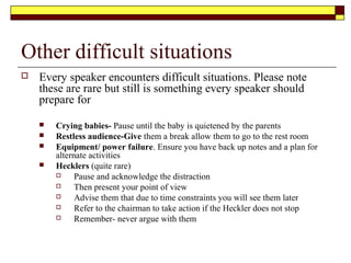 In the Future
Remember Public Speaking is a ongoing
journey of development and discovery and an
area you can never stop learning in.
Here is a collection of resources to further
develop your skills and knowledge.
All the best with your career.
 